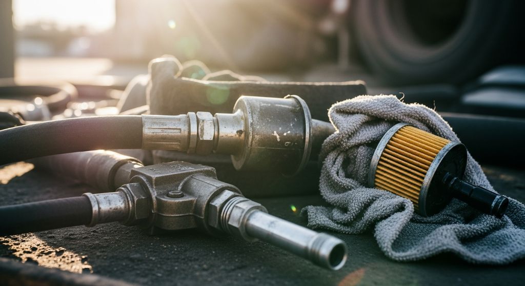 Extracción de gasolina en depósito diésel en Villalbilla