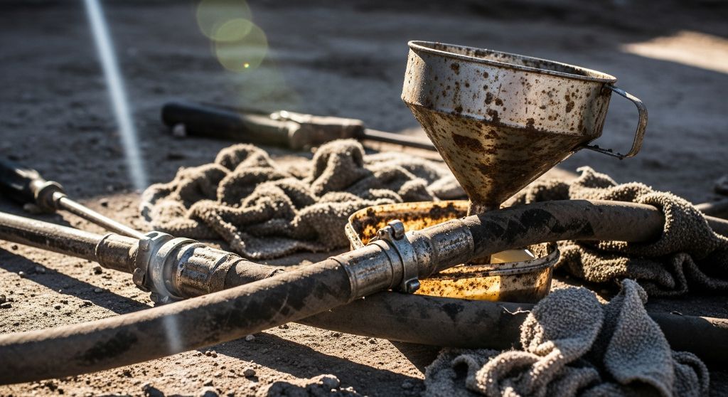 Sustitución de filtro de combustible tras repostaje equivocado en Marroquina